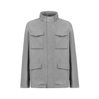 People Of Shibuya Men&#39;s Gray Cotton Jacket - 52 IT