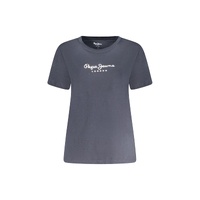 Pepe Jeans Women's Blue Cotton  T-Shirt - XS