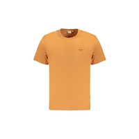 Pepe Jeans Men's Orange Cotton T-Shirt - L