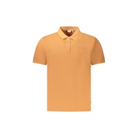 Pepe Jeans Men's Orange Cotton  Polo Shirt - XL