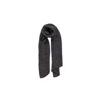 Pieces Women's Black Recycled Polyester Scarf - One Size