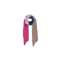 Pieces Women's Blue Recycled Polyester Scarf - One Size