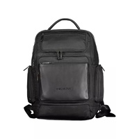 Piquadro Men's Black RPET Backpack - One Size