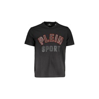 Plein Sport Men's Black Cotton T-Shirt - S