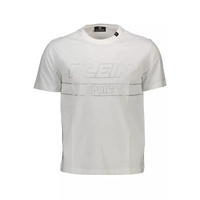 Plein Sport Men's White Cotton T-Shirt - L