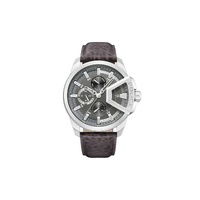 Police Men's Brown Leather Watch - One Size