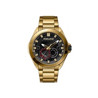 Police Men's Gold Stainless Steel Watch - One Size
