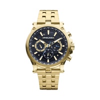 Police Men's Gold Stainless Steel Stainless Steel Watch - One Size