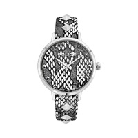 Police Women's Gray Leather Watch - One Size