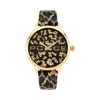 Police Women's Brown Leather Watch - One Size