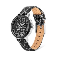Police Women's Black Leather Watch - One Size