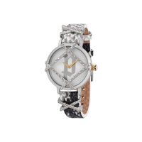 Police Women's Gray Leather Watch - One Size
