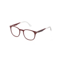 Police Men's Red Plastic Frames - One Size