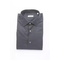 Robert Friedman Men&#39;s Black Cotton Shirt - L