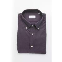 Robert Friedman Men&#39;s Black Cotton Shirt - L