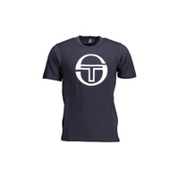 Sergio Tacchini Men's Blue Cotton T-Shirt - XL