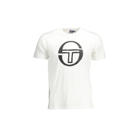 Sergio Tacchini Men's White Cotton T-Shirt - XL