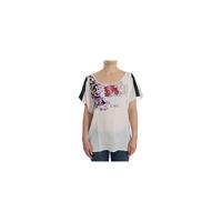 CNC Costume National V-Neck T-Shirt Blouse S Women