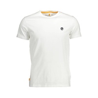 Timberland Men's Eco-Friendly Slim Fit White Tee - L
