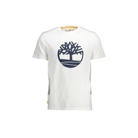 Timberland Men's Eco-Conscious Organic Tee with Print Detail - M