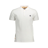 Timberland Men's White Cotton Polo Shirt - S