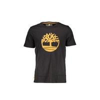 Timberland Men's Black Cotton T-Shirt - L