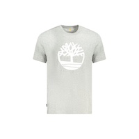 Timberland Men's Gray Cotton  T-Shirt - L