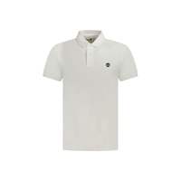 Timberland Men's White Cotton  Polo Shirt - 2XL
