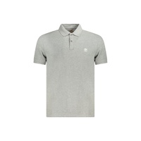 Timberland Men's Gray Cotton Polo Shirt - S