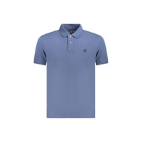 Timberland Men's Blue Cotton Polo Shirt - S