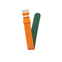 Timex Unisex&#39;s Orange Nylon Watch - One Size