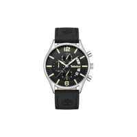 Timberland Men's Black Leather Watch - One Size