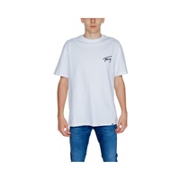 Tommy Hilfiger Jeans Men's White Cotton T-Shirt - 48 IT