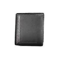 Tommy Hilfiger Men&#39;s Black Leather Wallet - One Size