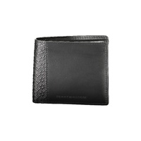 Tommy Hilfiger Men's Black Leather Wallet - One Size