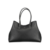 Tommy Hilfiger Women&#39;s Elegant Black Polyester Shoulder Bag - One Size