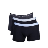 Tommy Hilfiger Men's Eco-Conscious Trunks Trio with Logo Waistband - S