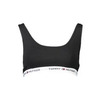 Tommy Hilfiger Women's Black Cotton  Sports Bra - XS