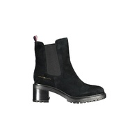 Tommy Hilfiger Women's Black Polyester Boot - 41 EU