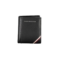 Tommy Hilfiger Men's Black Leather Wallet - One Size