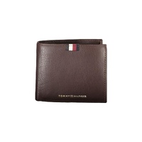 Tommy Hilfiger Men's Brown Leather Wallet - One Size