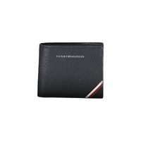 Tommy Hilfiger Men's Blue Leather Wallet - One Size
