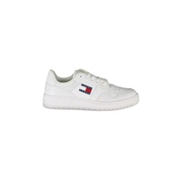 Tommy Hilfiger Women&#39;s White Polyester Sneaker - 39 EU