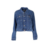 Tommy Hilfiger Women's Blue Cotton Jackets &amp; Coat - S