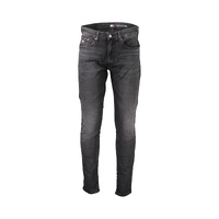Tommy Hilfiger Men's Black Cotton Jeans &amp; Pant - W30/L32 US