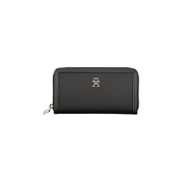 Tommy Hilfiger Women's Black Polyester Wallet - One Size