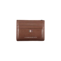 Tommy Hilfiger Men's Brown Leather Wallet - One Size