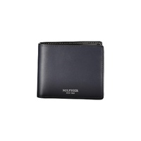 Tommy Hilfiger Men's Blue Leather Wallet - One Size