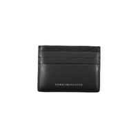 Tommy Hilfiger Men's Black Leather Wallet - One Size