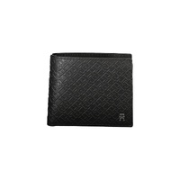 Tommy Hilfiger Men's Black Leather Wallet - One Size